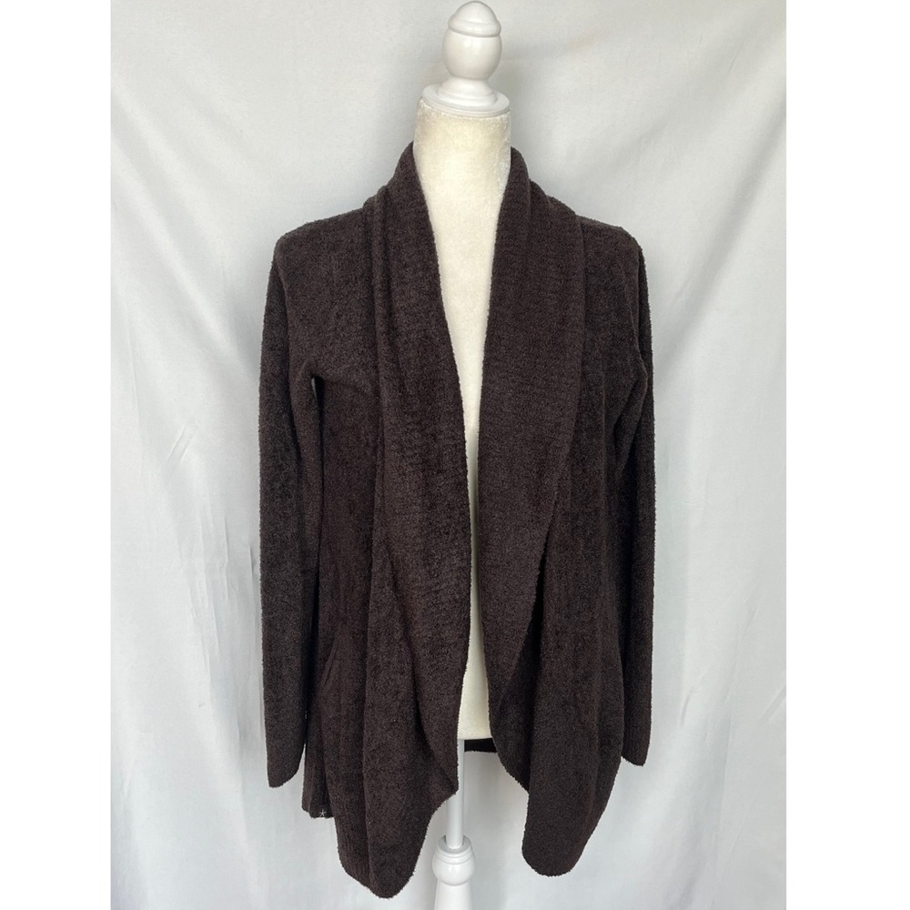 Barefoot Dreams CozyChic Lite Circle Cardi in Brown